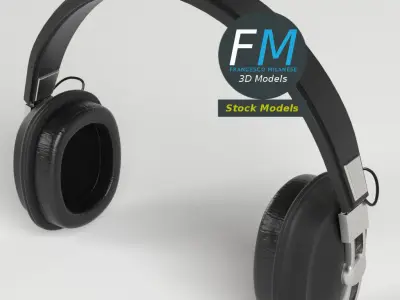 Hi-Fi headphones 3D model