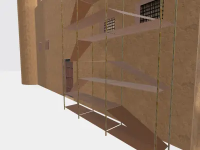 Castle 3D model free Free low-poly 3D model