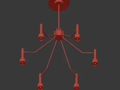 Ella chandelier 3D model