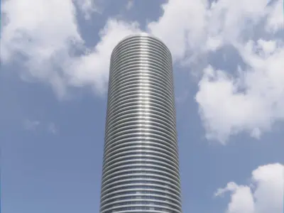 Parametric Building 1b3 3D model