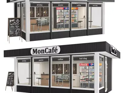 MonCafe 3D model