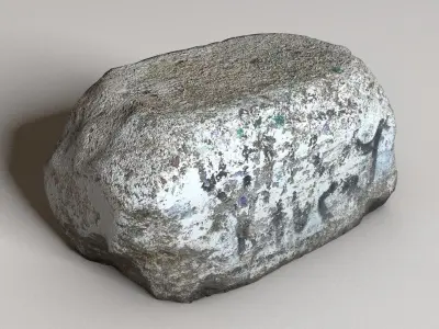 Old concrete blocks 3D model