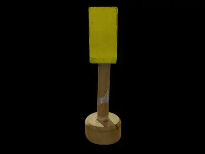 Anydrafts Traffic light toy 01 Low-poly 3D model
