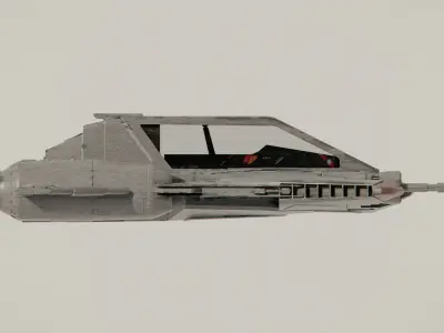 Pirate Snub Starfighter - Star Wars Mandalorian 3D model