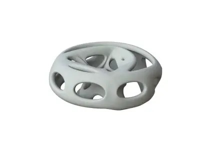 SciFi Cube Object No 65969 Low Poly Shape Low-poly 3D model