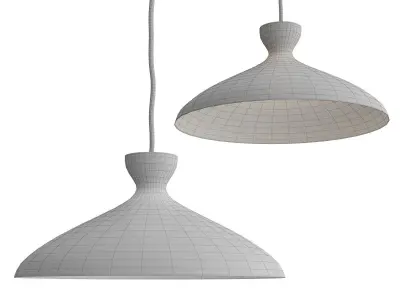 Pretty Wide Pendant 3D model