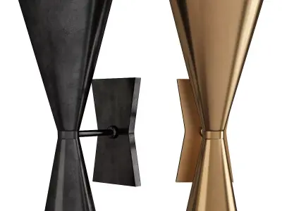 Currey and Co Gino Wall Sconce Low-poly 3D model