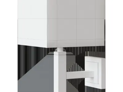 Wall lamp WAVERLEY 3D model