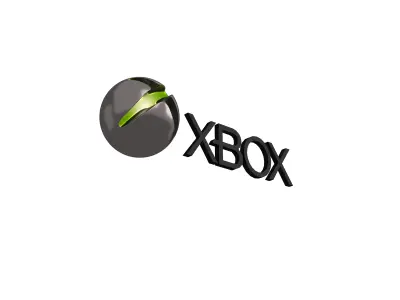 Xbox 2005 Logo v1 004 Free low-poly 3D model