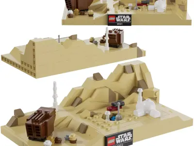 Lego - 40451 Tatooine Homestead 3D model