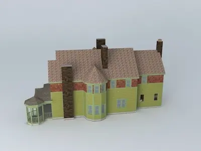 1889 House updated - barely Free 3D model