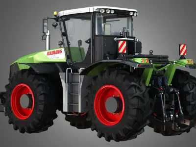 Claas Xerion 4000-5000 Series 3D model