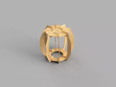 Print Ready Simple Chandelier 3D print model