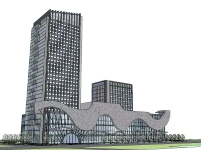 vacation spot-Resort-Fashion Leisure Hotel-0241 3D model