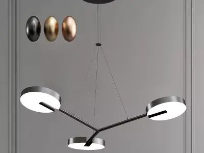 Armm 3 arm pendant light 3D model