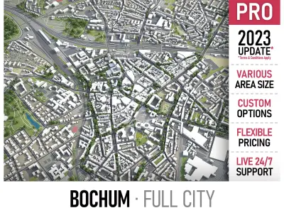 Bochum Low-poly 3D model