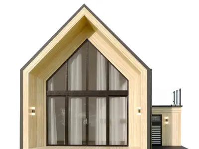 modren house 02 3D model