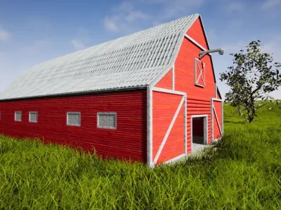 Farm Pack Low-poly 3D model