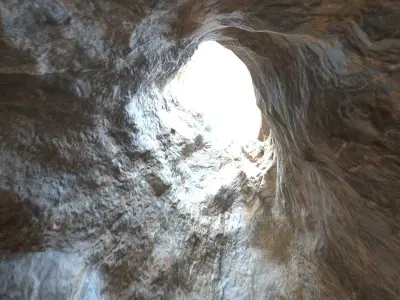 Realistic cave model 1  Low-poly 3D model