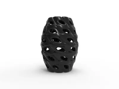 Artistic lampshade candle shade 3D print model