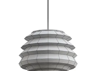 Milk glass hive 3D model