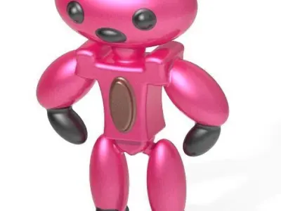 Classic Robot Toy 3D print model