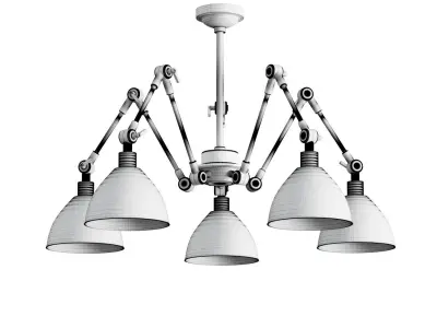 Chandelier AMSTERDAM ENAMEL by Romi Amsterdam 3D model