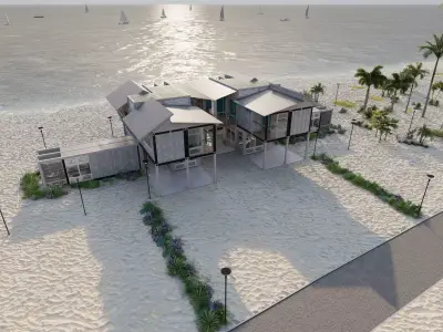Casa Scene-villa-Temporary accommodation villa-Villa condo 3D model purchase