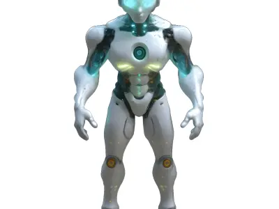 Sci-Fi Android Character Collection 3D print model