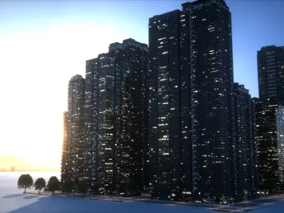 City Block Type B35 3D model
