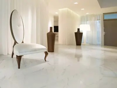 White Marble Book Match Arrow Veins  Texture