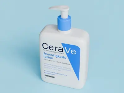 Cerave Moisturizing lotion Low-poly 3D model
