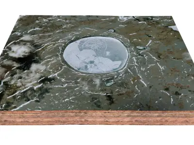 Pingualuit Crater Canada 3D model