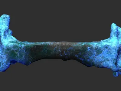 Stone Bridge - Energy Low-poly 3D model