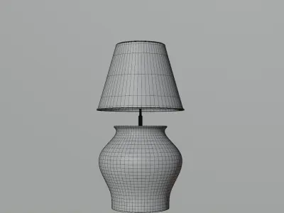 Vintage Table Lamp Free 3D model