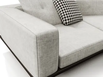 Dylan sofa by minotti 3D model