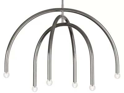 Arc Chandelier 3D Model 3D model