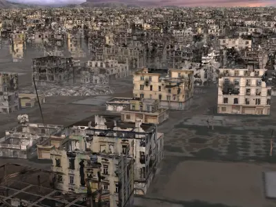 Ruined City 3D model