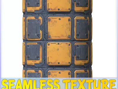 SciFi Seamless Texture Texture 9