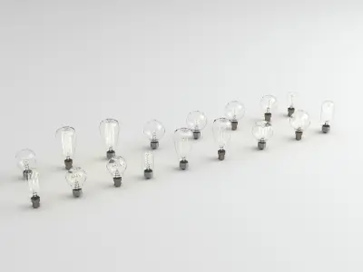 Bulbs Composition 3D model