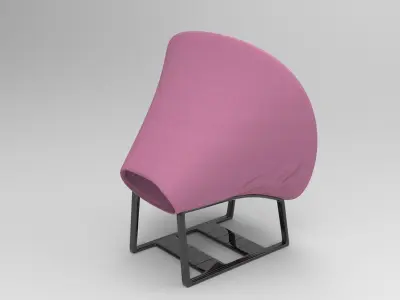 Gramophone Armchair 3D model