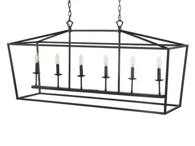 Maggiemae Light Kitchen Island Linear Pendant 3D model