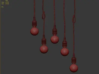 Hanging Lamp LOFT HOUSE P-65 3D model