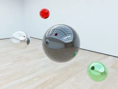 HDRI - Art Museum Gallery Interior 4 Texture