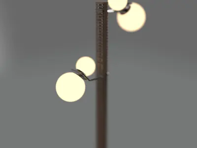 Modern Design Lighting 3D Model - High Quality and Detailed 3D model