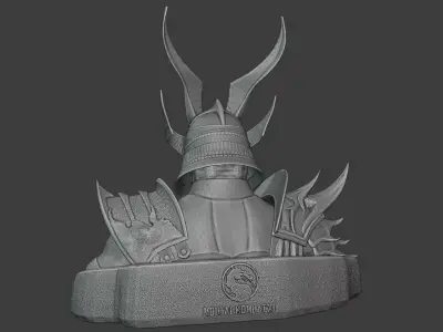 Bust of Shao Khan 3D print model