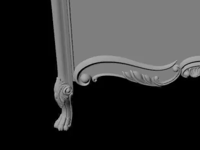 bedside table 3D model