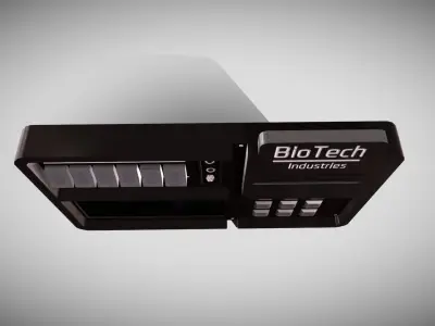 Sci-fi Control Panel Low-poly 3D model