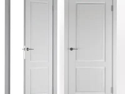 door Diva 1 Producer Bafa Low-poly 3D model