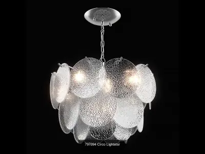 797 Circo Lightstar Collection of Modern Lamps Glass 3D Model Pack